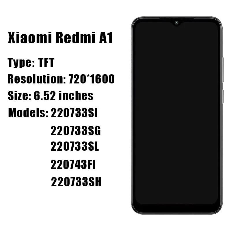 Gtooza_Tested LCD  Xiaomi Redmi A1 A1+ Display Touch Screen Digitizer Assembly  Redmi A1+ A1 LCD Touch Screen Replacement gtooza.com