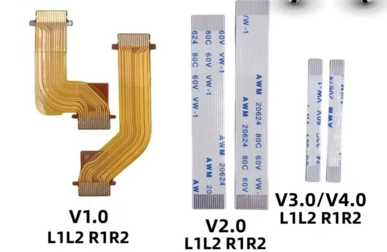 5Sets BDM-010 020 030 V1.0 2.0 3.0 LR Left Right L1 L2 R1 R2 Motor Connect Ribbon Flex Cable Handle Button BoardForPS5Controller