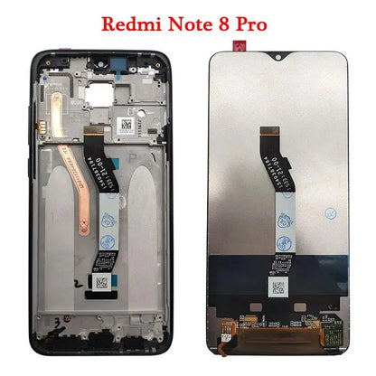 Gtooza_6.53" OEM  Xiaomi Redmi Note 8 Pro LCD Display Touch Screen, Redmi Note8Pro M1906G7I LCD Display Replace,with Frame gtooza.com