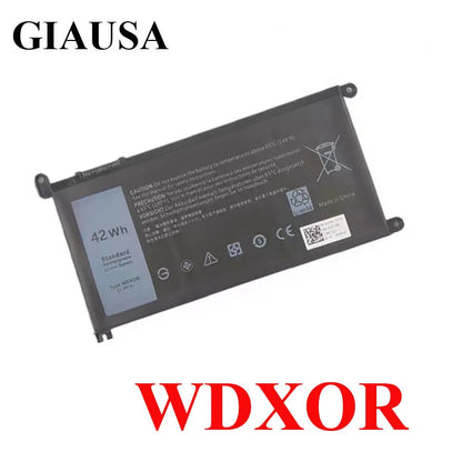 PC WDX0R Battery For Dell Inspiron 13 5000 5368 5378 7368 7378 14 7000 7560 7460 5468 15 7560 5538 5567 5568 P61F T2JX4 3CRH3 WDXOR