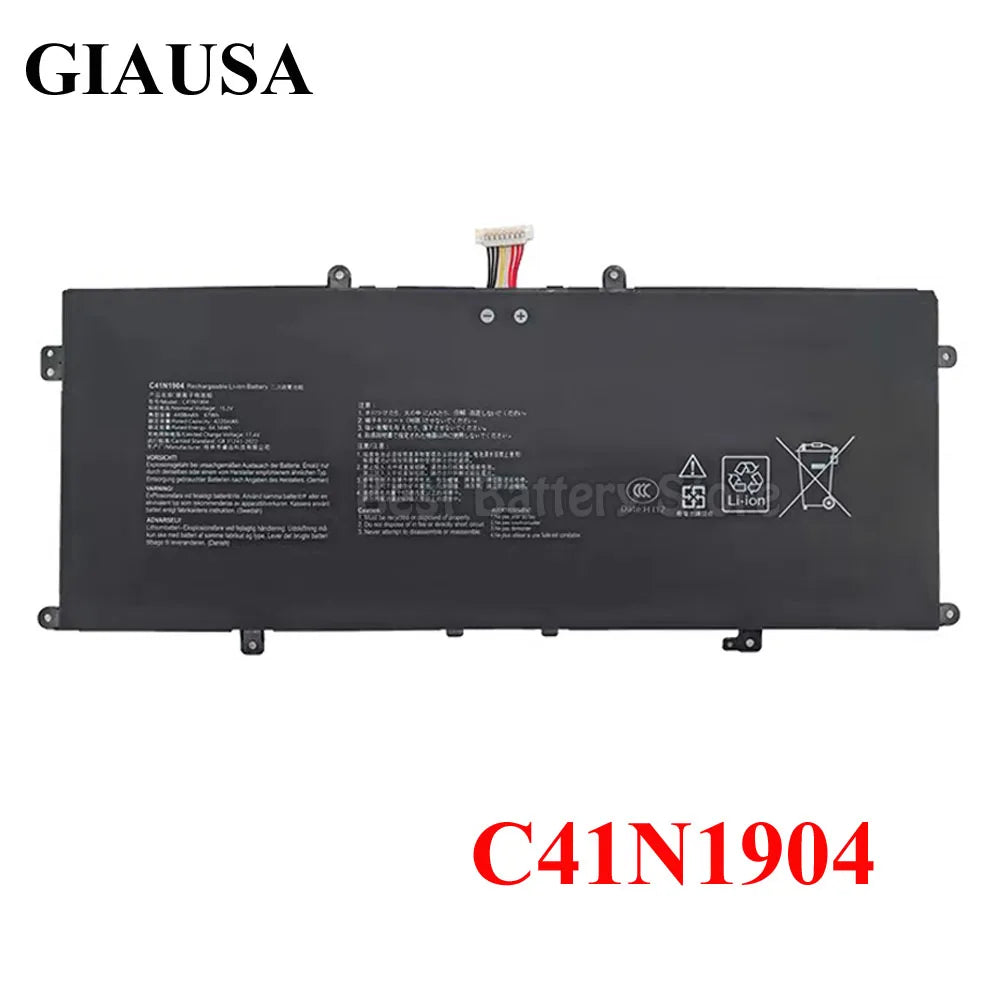 PC C41N1904 C41N1904-1 Laptop Battery  ASUS ZenBook 14 UX425UA UM425IA UX425EA UX425JA BX325JA UX325EA UX325JA UX363EA