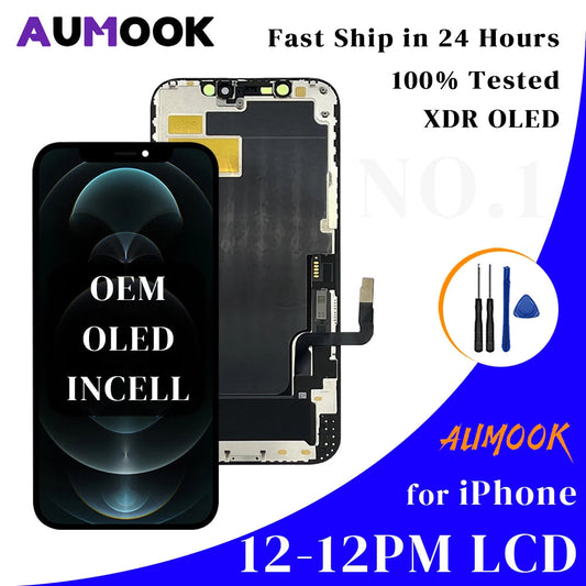 Gtooza_OLED  iPhone 12 Pro Max INCELL LCD  iPhone 12 Touch Screen Digitizer 12Pro Display 12ProMax Parts