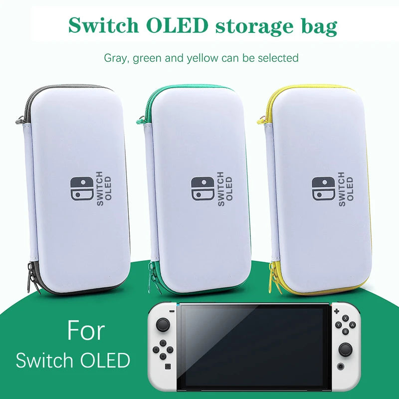 PCFor Nintendo Switch OLED Storage Bag Crystal Hard Cover Shell Case Screen