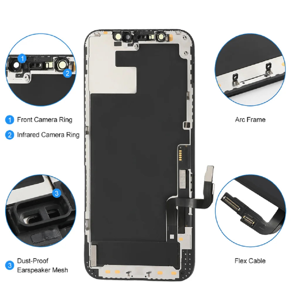 Gtooza_OLED  iPhone 12 Pro Max INCELL LCD  iPhone 12 Touch Screen Digitizer 12Pro Display 12ProMax Parts gtooza.com