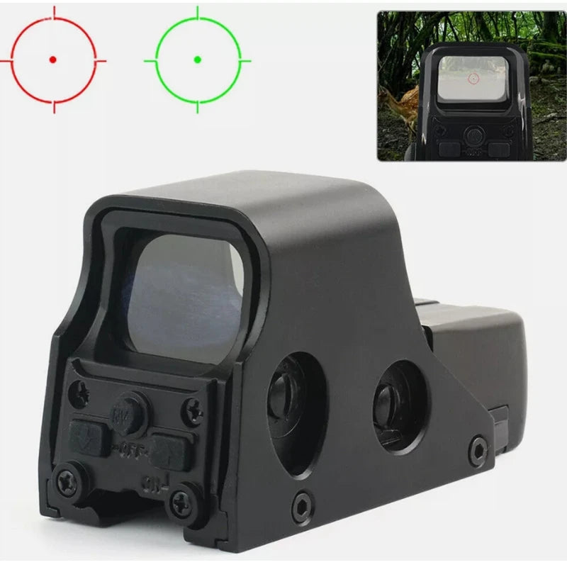 551 Red Dot Sight Holographic Sight Green Dot Sight Tactical Optic Sight  Hunting Rifle Airsoft Shooting with 20mm Rail Mout