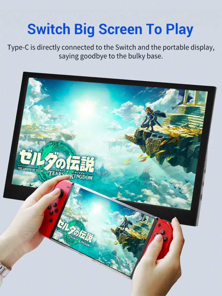 Gtooza_11.6 inch Portable monitor 1366X768 lcd display TFT gaming monitor  pc Raspberry Pi Laptop PS4 Xbox360 switch HDMI-Compatible gtooza.com