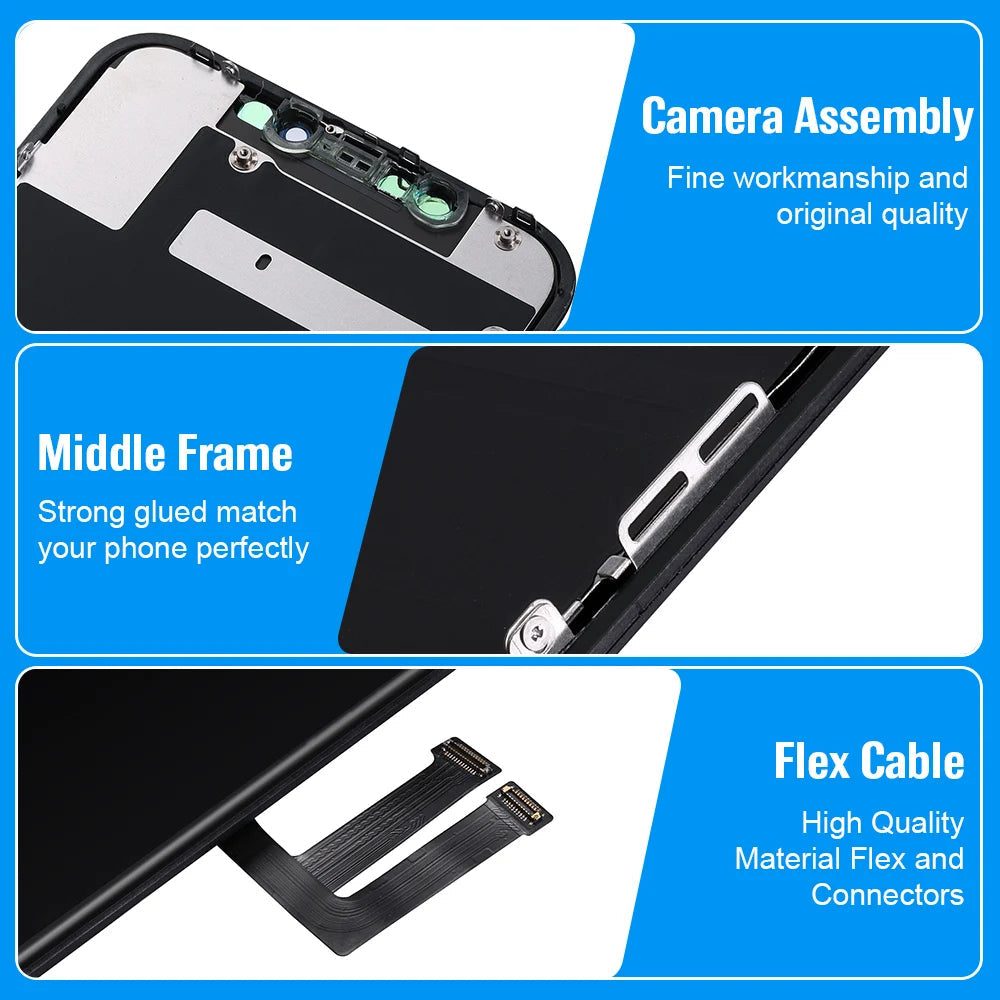 Gtooza_OLED  iPhone X XR XS 11ProMax LCD Incell  iPhone 11 XSMAX OLED Display Touch Screen Digitizer Assembly gtooza.com