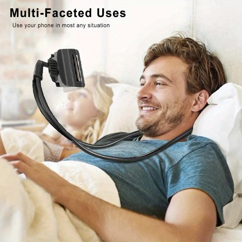 PC Free Adjustable Bended Cellphone Holder Neck Support Smartphone Mobile Phone Stand Free Hands Braceket Accessories