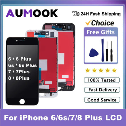 Gtooza_AAAA Grade  iPhone 6 6S 7 8Plus LCD Display 3D Touch Screen Digitizer Assembly  iPhone 6Plus 6sPlus 7Plus Display Pantalla gtooza.com