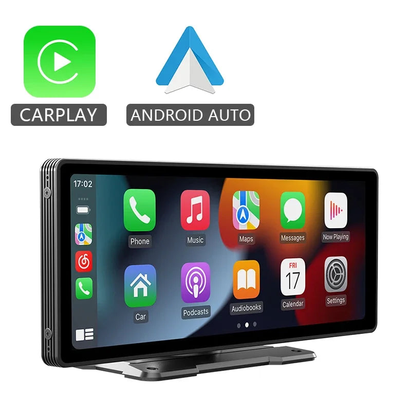 Gtooza_10.26"  Car Mirror Radio Multimedia Video Player Universal Wireless Carplay Android Auto Screen With Bluetooth AUX USB gtooza.com