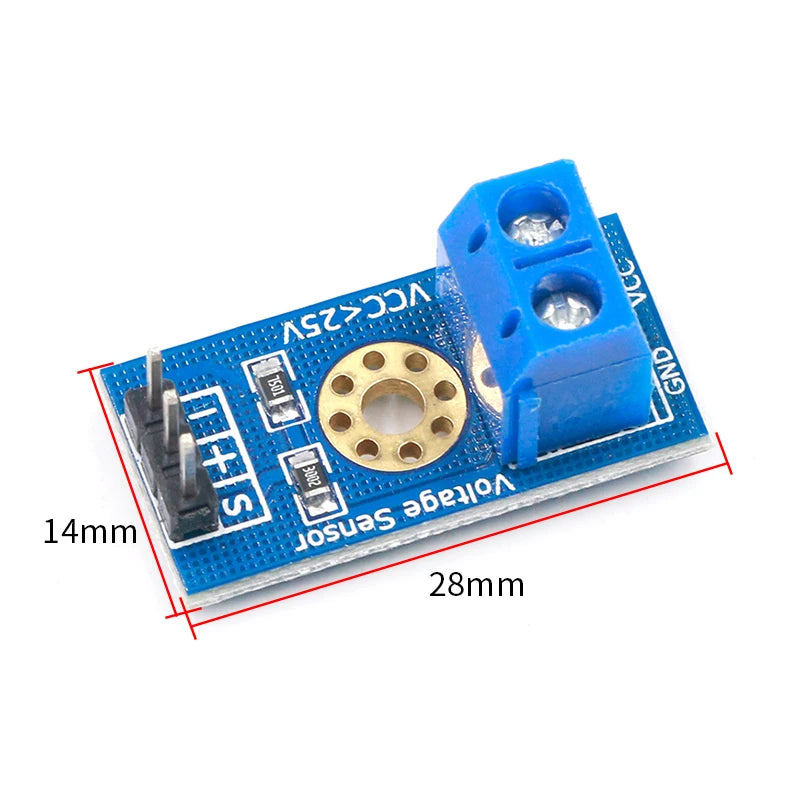 Smart Electronics DC 0-25V Standard Voltage Sensor Module Test Electronic Bricks Smart Robot for arduino Diy Kit