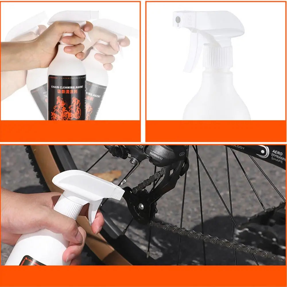 PC Bike Chain Cleaner Degreaser Bike Chain Cleaner 500ml Fast Acting Bike C