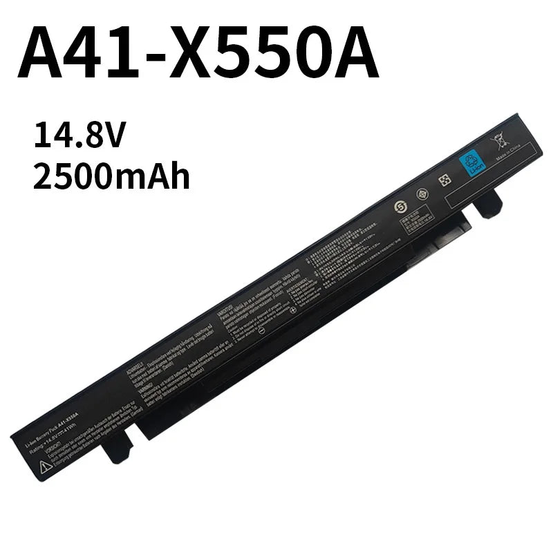 PC 14.8V 2500mAh Korea Cell New A41-X550A Laptop Battery  ASUS A41-X550 X450 X550 X550C X550B X550V X450C X550CA X452EA X452C