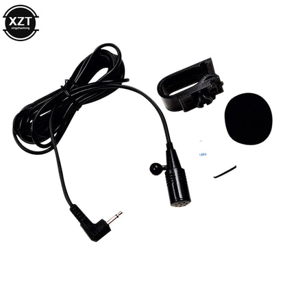 Microphone audio PCCar 2,5 mm Clip Jack Plug Mic Stéréo Mini Filaire Externe