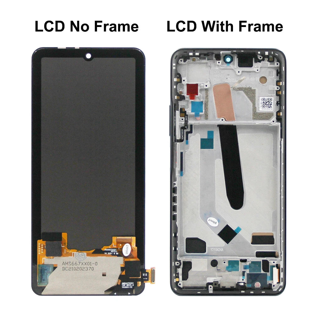 Gtooza_6.67" Super AMOLED Poco F3 Display Screen,  Xiaomi Poco F3 M2012K11AG Lcd Display Digital Touch Screen with Frame Replacement gtooza.com