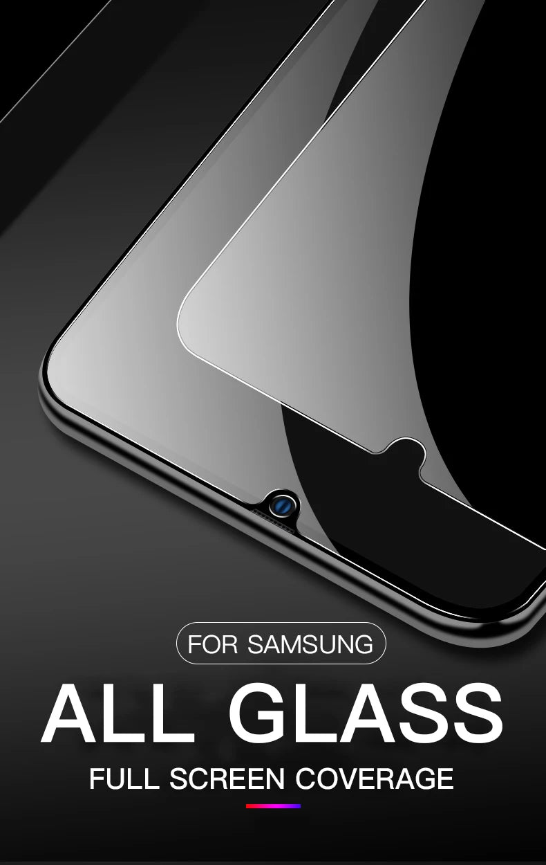 PC 3PCS Tempered Glass For Samsung Galaxy A52 A72 A02S A12 A22 A32 5G Screen Protector For Samsung A51 A41 A31 A21 A21S A11 A01 A71