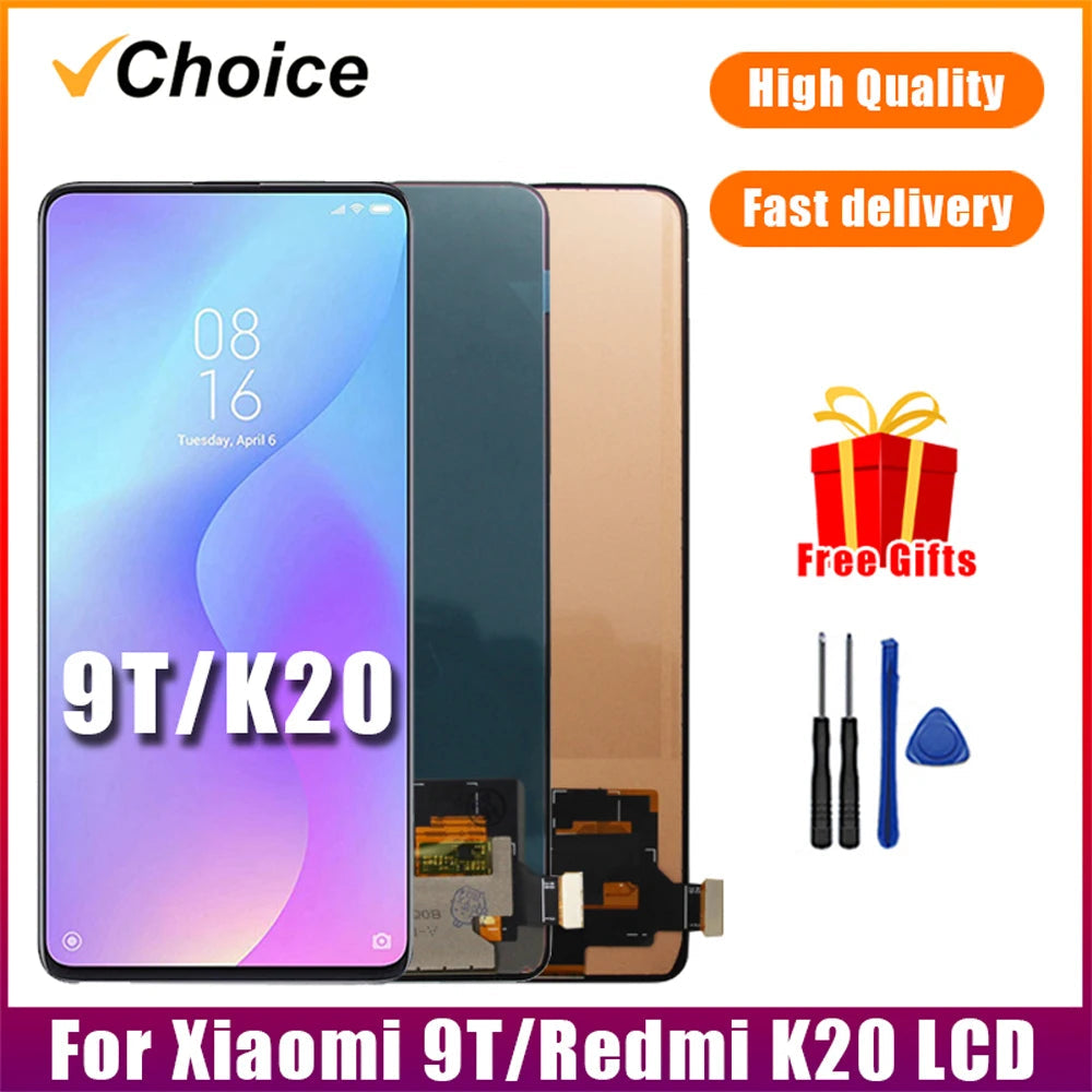 Gtooza_AAA+ AMOLED Display  Xiaomi 9T LCD Display Touch Screen Digitizer Assembly Parts pantall  Redmi K20/K20Pro LCD Replacement gtooza.com