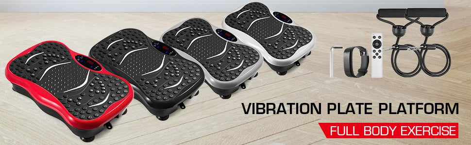 PC Multiple Protection Vibration Plate Platm Exercise Fitness Trainer Machi