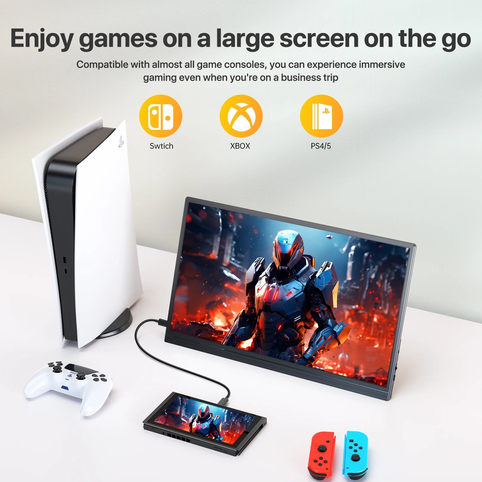 Gtooza_UPERFECT 15.6" Portable Monitor 1080P USB-C HDMI Second External Screen  Laptop PC Mac Phone PS4 Xbox Switch IPS Ultra-Thin gtooza.com