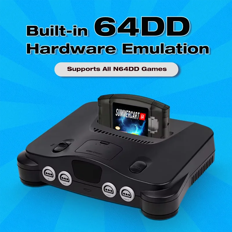 SC64 SummerCart 64 Open Source Game Cartridge For Nintendo 64 Video Game Console  32GB Card 5000+Games Support 64DD Games