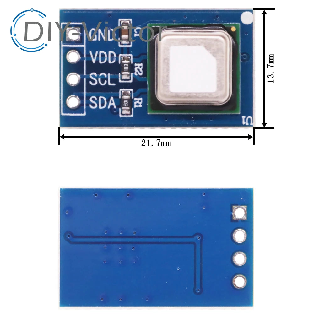 SCD40 SCD41 gas sensor module detects CO2 carbon dioxide temperature and humidity in one sensor I2C communication