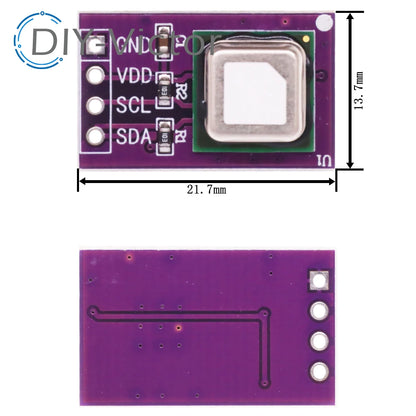 SCD40 SCD41 gas sensor module detects CO2 carbon dioxide temperature and humidity in one sensor I2C communication