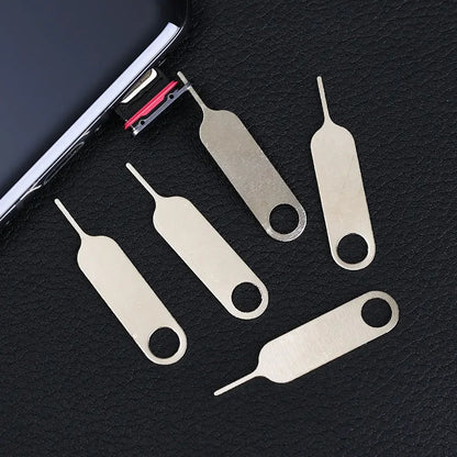 SIM Card Tray Ejector Eject Pins Key Removal Tool  iPhone Samsung Huawei Xiaomi Phones Tablet Universal Metal Removal Needle