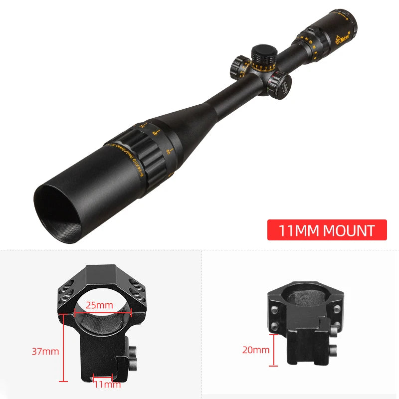 SIRIUS 6-24X50 AOE Gold Hunting Tactical Optical sight Riflescope Red Green illuminated Cross Spotting scope  rifle hunting