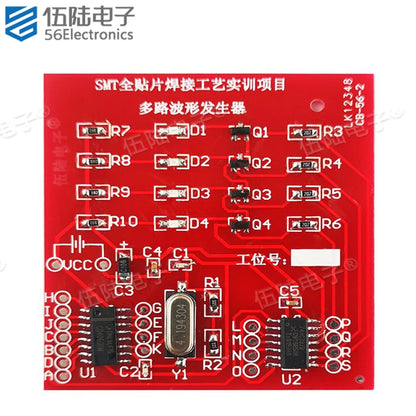 SMT Full Chip Multi-Waveform Generator Soldering Circuit Board Kit Electronic Components Sets for Practical Training