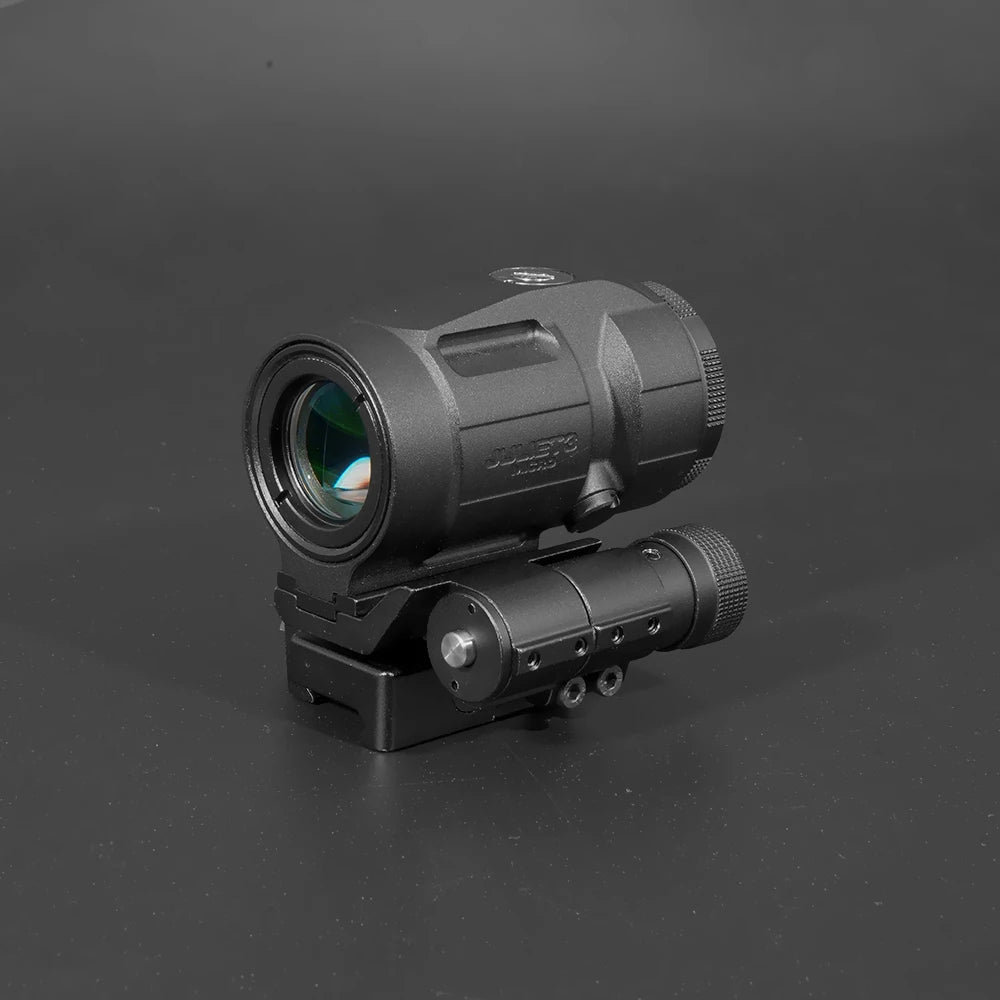 SS JULIET3 magnifier 3X Work With Reflex Optics Red Dot Sight For gatilho airsoft Push-Button Mount with Spacers