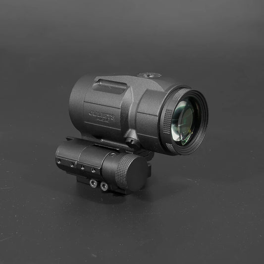 SS JULIET3 magnifier 3X Work With Reflex Optics Red Dot Sight For gatilho airsoft Push-Button Mount with Spacers