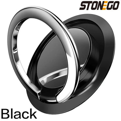 PC STONEGO 1PC/2Pcs Universal Metal Mobile Phone Ring Holder Magnetic Car Bracket Socket Phone Ring Car Bracket Phone Accessories