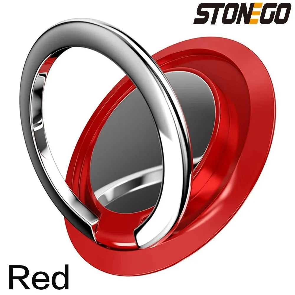 PC STONEGO 1PC/2Pcs Universal Metal Mobile Phone Ring Holder Magnetic Car Bracket Socket Phone Ring Car Bracket Phone Accessories