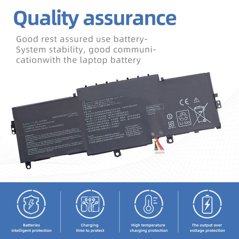 PC SUOZHAN  C31N1811 Laptop Battery For ASUS 0B200-03080000 BX433FN UX433FN-2S For ZenBook 14 UX433F UX433FA-A5046R