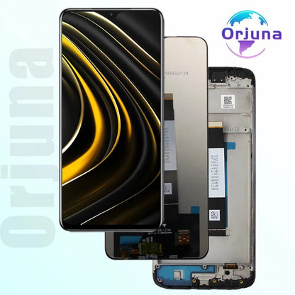 Gtooza_6.53" OEM  Xiaomi POCO M3 LCD Screen Replacement Parts  Redmi 9T Display With Frame M2010J19CG M2010J19CI LCD gtooza.com