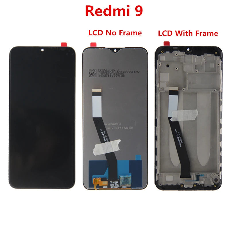 Gtooza_OEM  Xiaomi Redmi 9 LCD Display M2004J19C Touch Screen Digitizer  Redmi 9 M2004J19AG Assembly Replacement Part gtooza.com