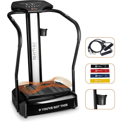 PC Vibration Plate Exercise Machine with Handles, Vibrating Plate Exercise