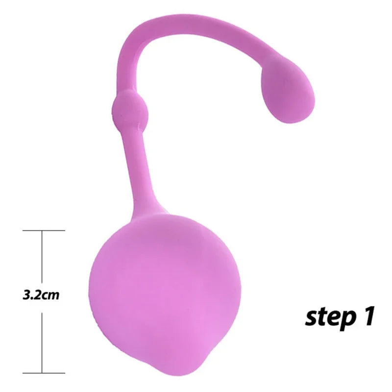 GtoozaSafe Silicone Ball Kegel Exerciser Pelvic Floor Muscle Trainer Venus Balls Perinee Tighten Sex Toys  Women Vaginal Geisha