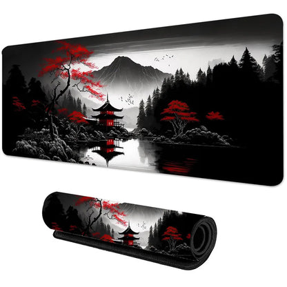 PCSakura Scenery Mouse Pad Large Anti-Slip Rubber Gaming MousePad Durable D