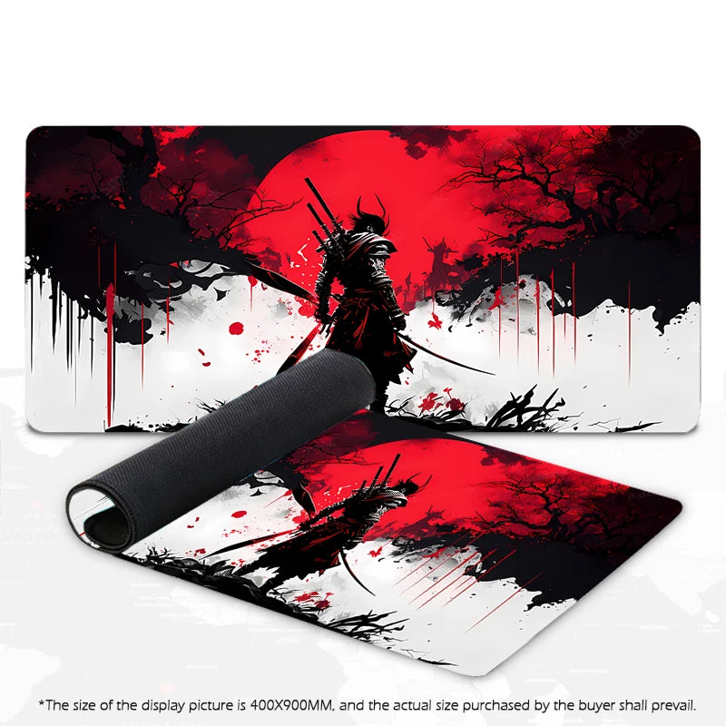 PCSamurai Warrior Mouse Pad Gamer Computer Accessories Keyboard Table Mat B