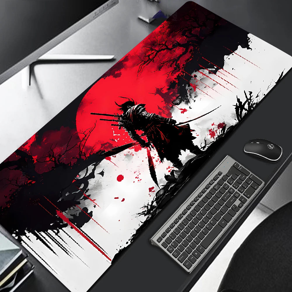 PCSamurai Warrior Mouse Pad Gamer Computer Accessories Keyboard Table Mat B