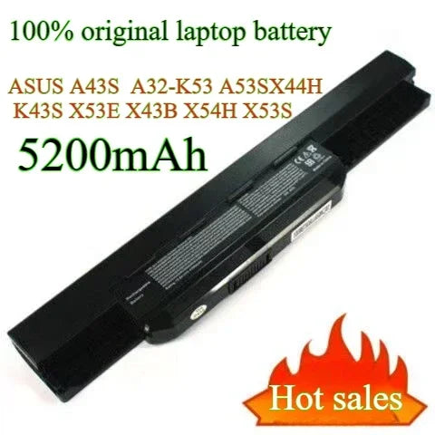 PC Original Laptop Battery ASUS A43S Battery A32-K53 A53S X44H K43S X53E X43B X54H X53S