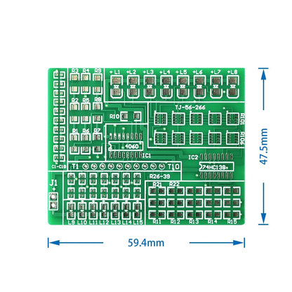 Diy kit 15 color light controller kit 1801 SMD component welding practice board parts electronic production kit