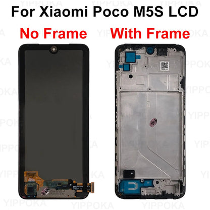 Gtooza_ Xiaomi Poco M5 LCD M4 5G Display Touch Screen  Xiaomi Poco M5S LCD 22041219PG Digitizer Assembly 22071219CG Replacement gtooza.com