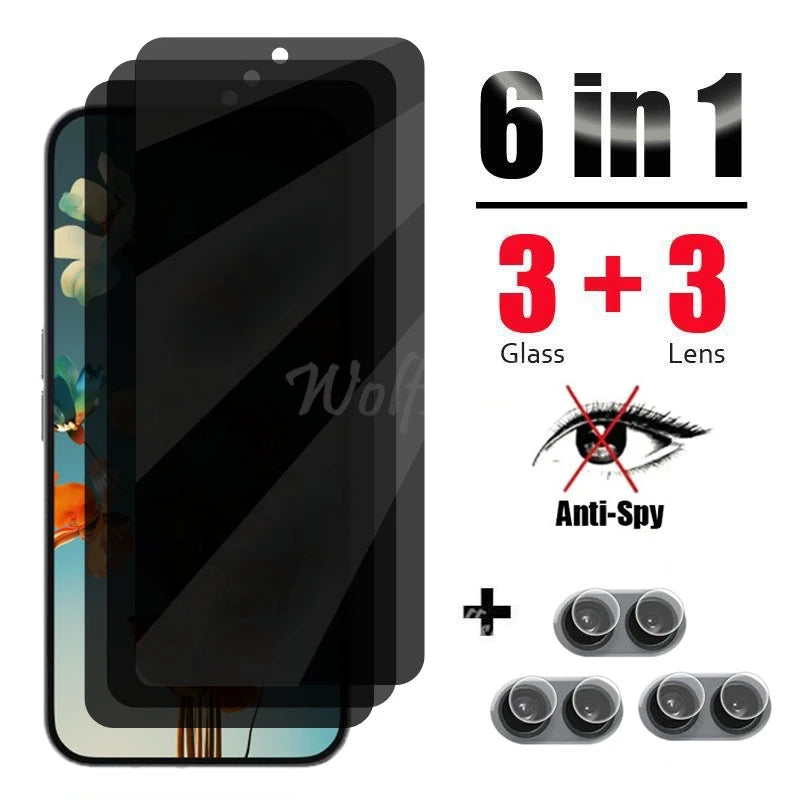 PC Anti Spy Screen Protector Nothing Phone 2A Plus Glass Nothing Phone 2A Plus Glass Privacy Peep Film Tempered Glass Film