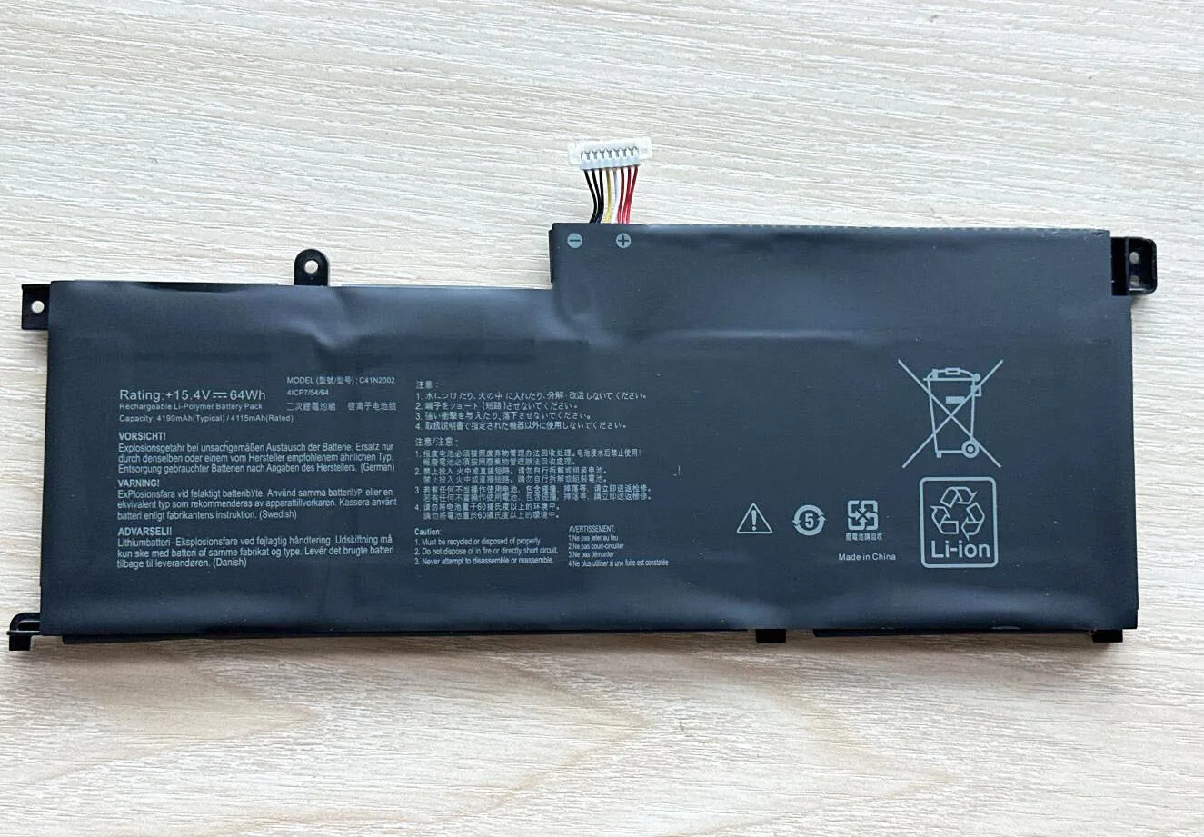 PC SeagullStar C41N2002 NEW Battery  Asus ZenBook Pro 15 UX535 UX535L UX535LH UX535LI