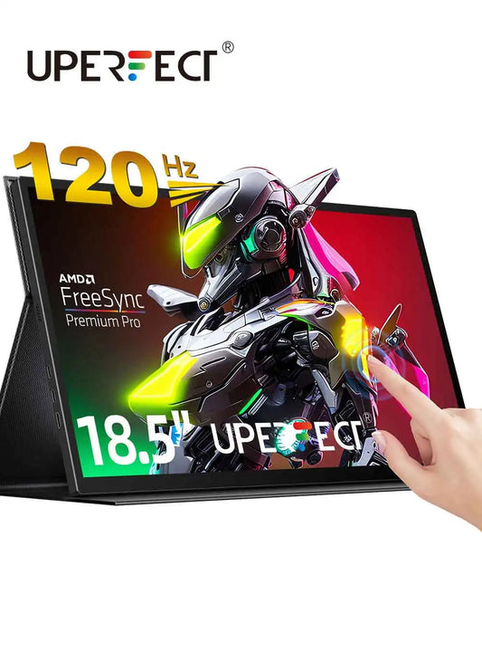 Gtooza_UPERFECT 120Hz Portable Touchscreen Monitor 18.5" HDR 300cd/m² FHD 1080P PS5 Gaming Display With HDMI USB C  Laptop MAC Phone gtooza.com