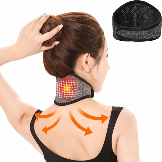 PC Self-Heating Neck Support Brace Magnetic Cervical Massage  Relaxation an