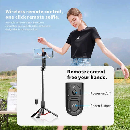 PCSelfie Stick Tripod Extendable Wireless Bluetooth Remote Portable Smartph