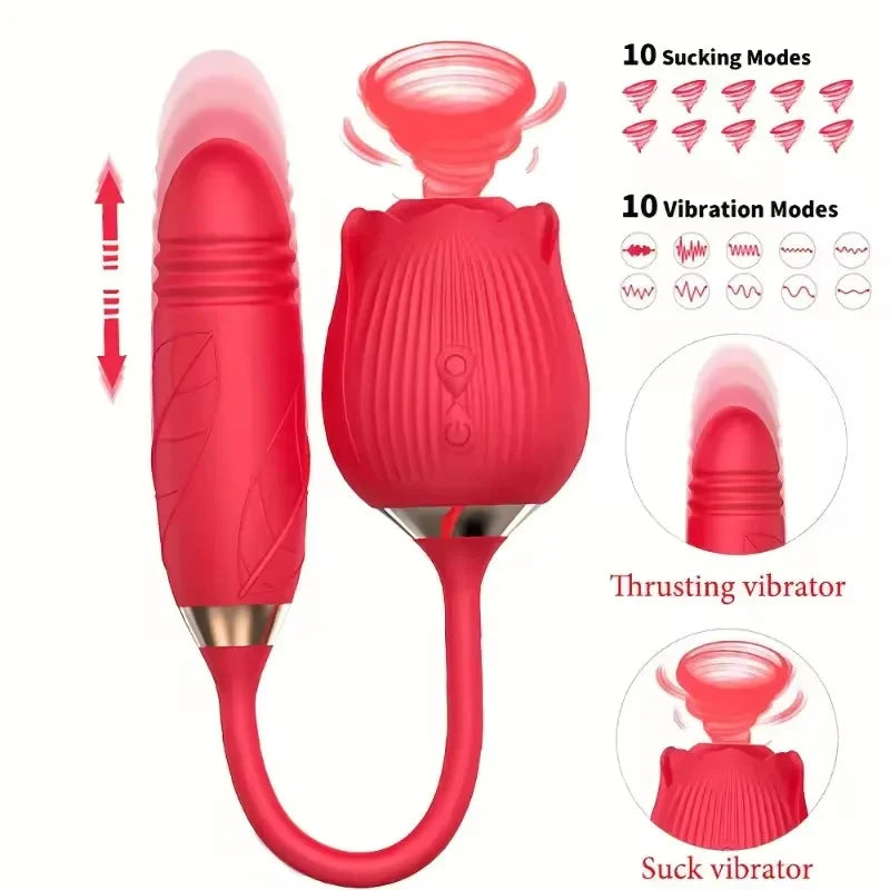 GtoozaSex Toy Rose-Clitoris Suction Vibrator Egg Women Stimul Nipple Vagina Sucker Dildo Masturbators Rousing Sex Toys  Adults 18 gtooza.com